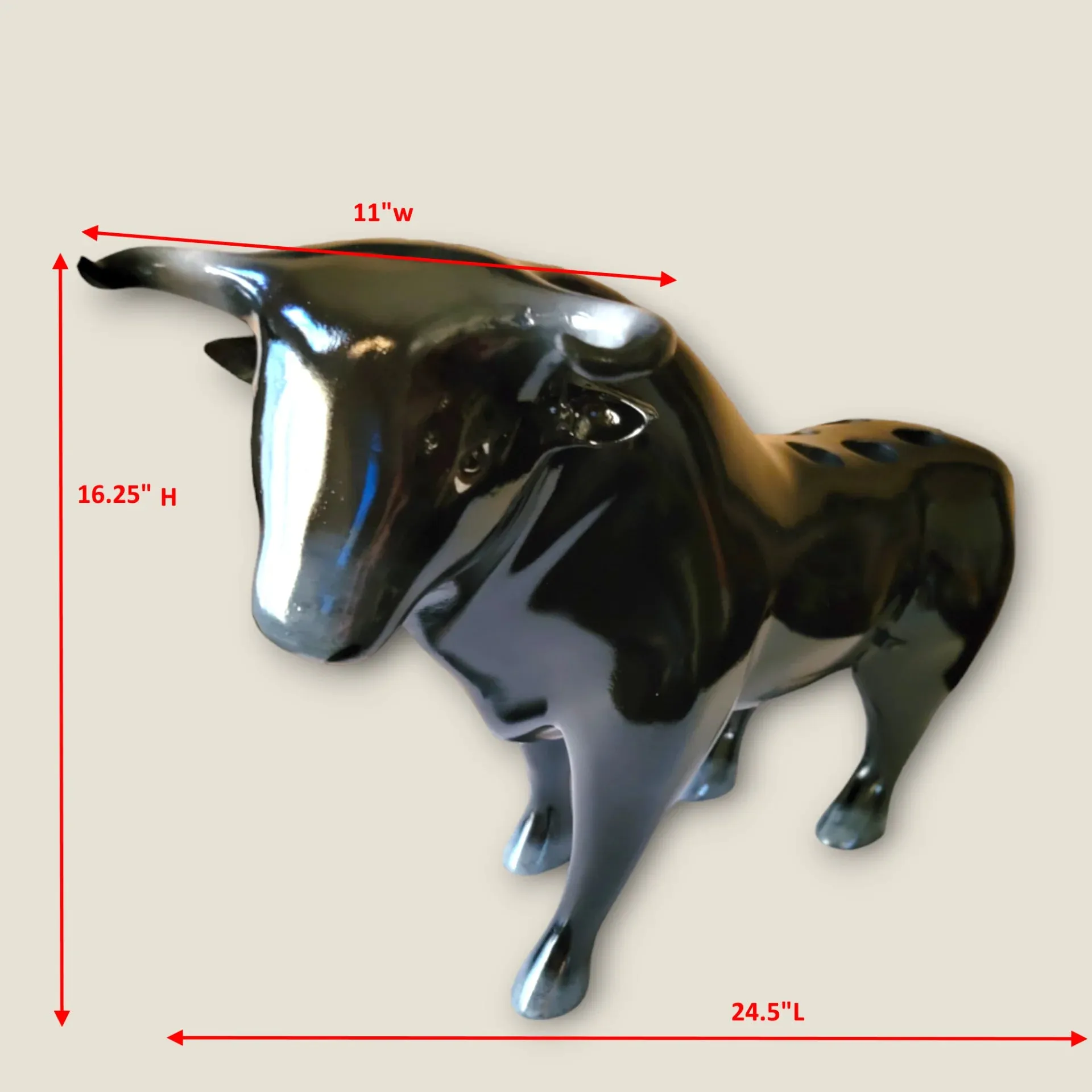 Black Tasting Flight Bull Tray with Lights for Unique Events - Image 10