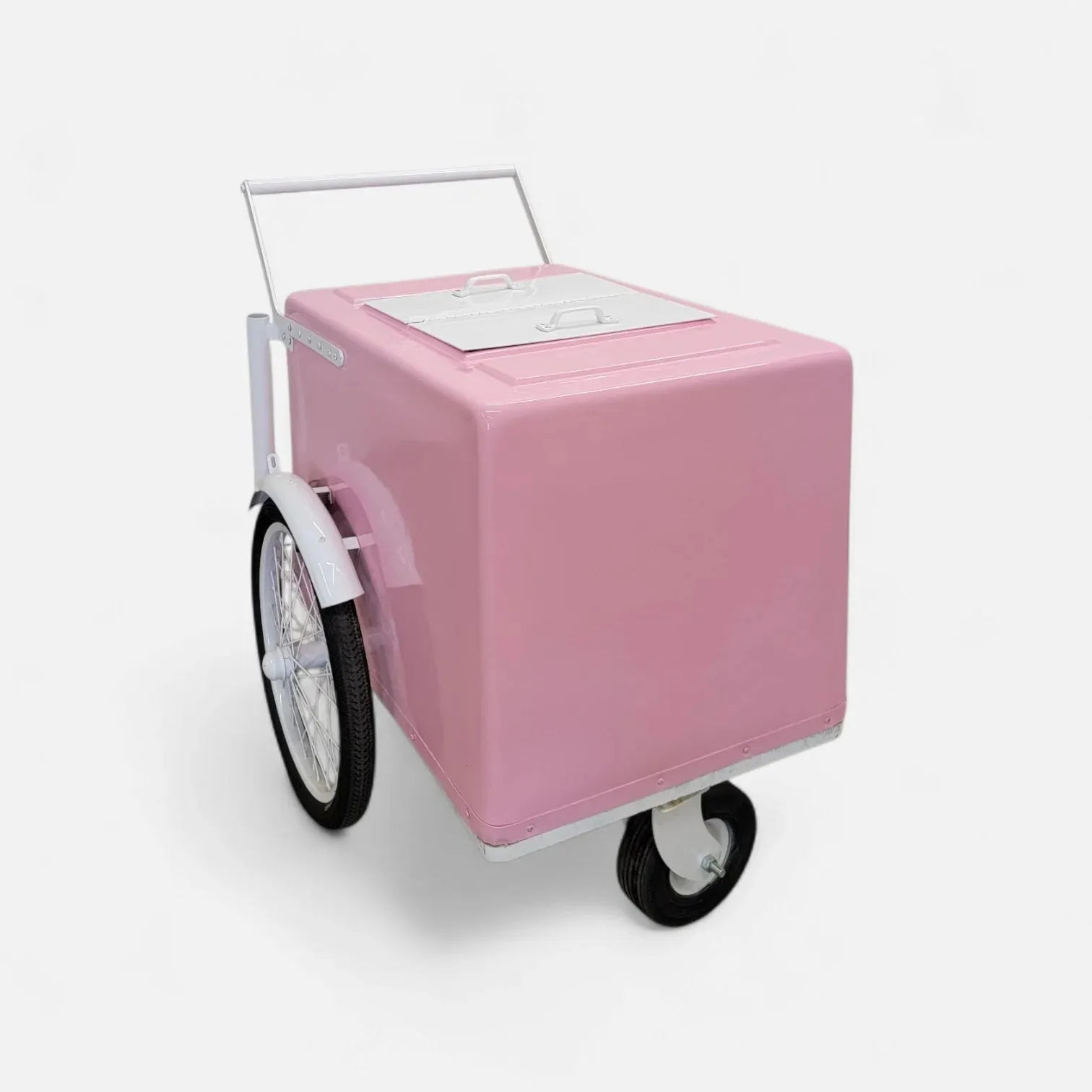Pink Popsicle Cart with Fenders Standard Size – Sleek & Functional - Image 2