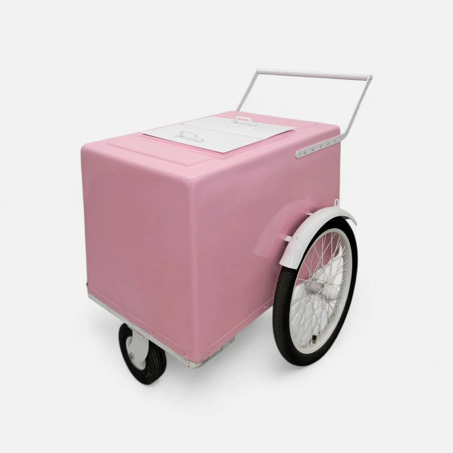 Pink Popsicle Cart with Fenders Standard Size – Sleek & Functional - Image 5