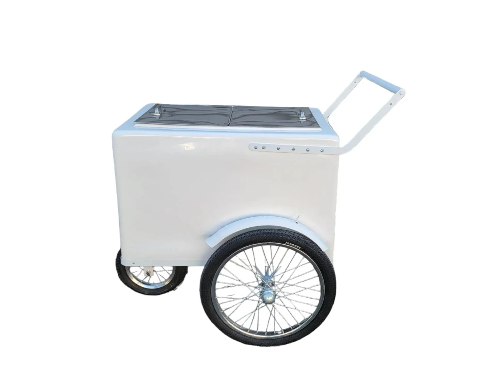 Standard Size Popsicle Cart with XL Door & Sleek White Trim - Image 5