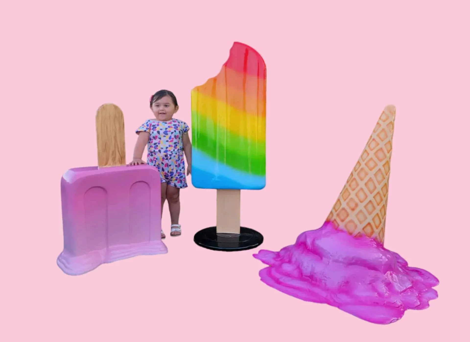 48.5” Multicolor Standing Popsicle Prop – Eye-Catching Decor - Image 5
