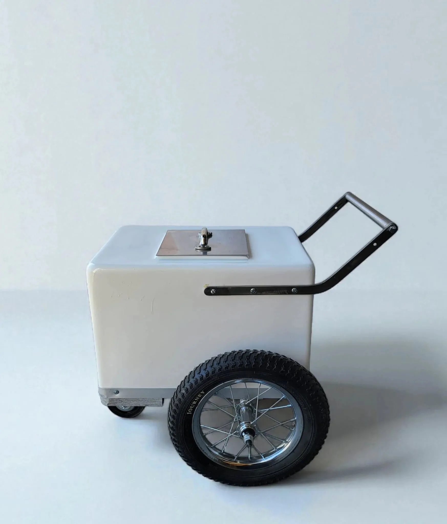 Baby Size Popsicle Cart with all black Bicycle Tires – Compact & Versatile - Image 3