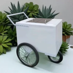 Taller Popsicle Cart with Bicycle Tires – Elegant & Functional