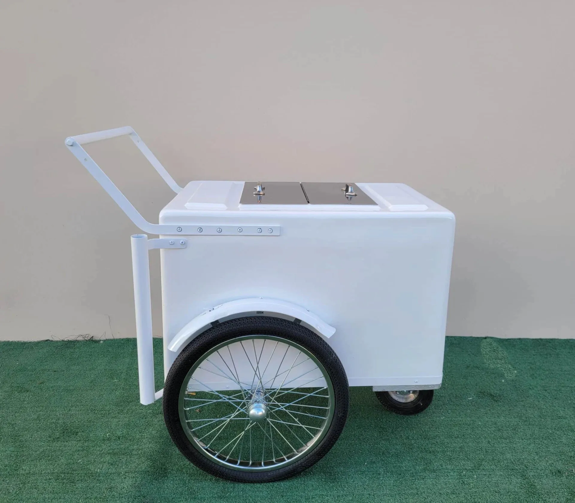 Popsicle Cart all white with Fenders Standard Size – Sleek & Functional - Image 6