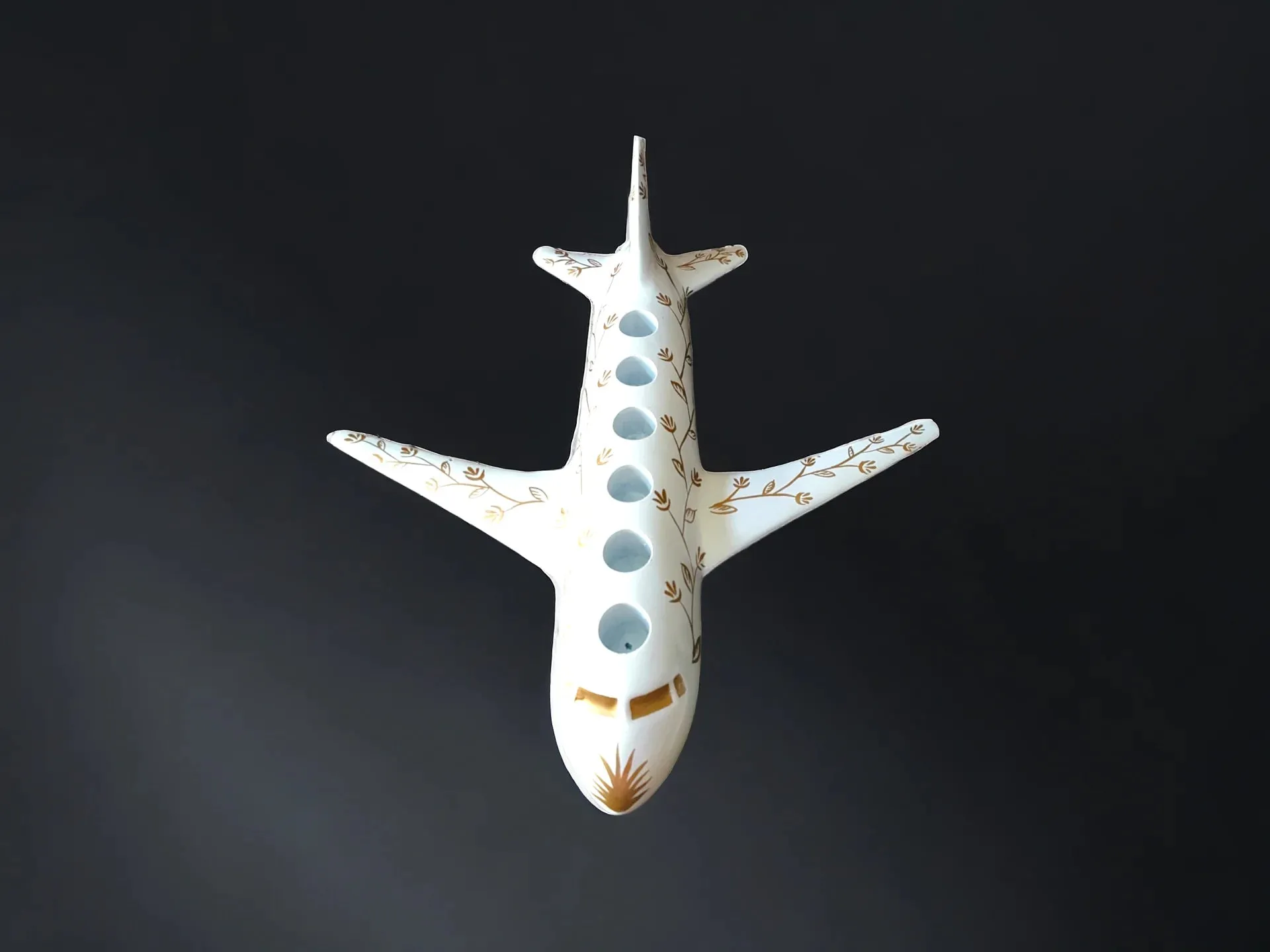 6 Shot White Airplane Tequila Flight Tray with Stunning Lights - Image 5