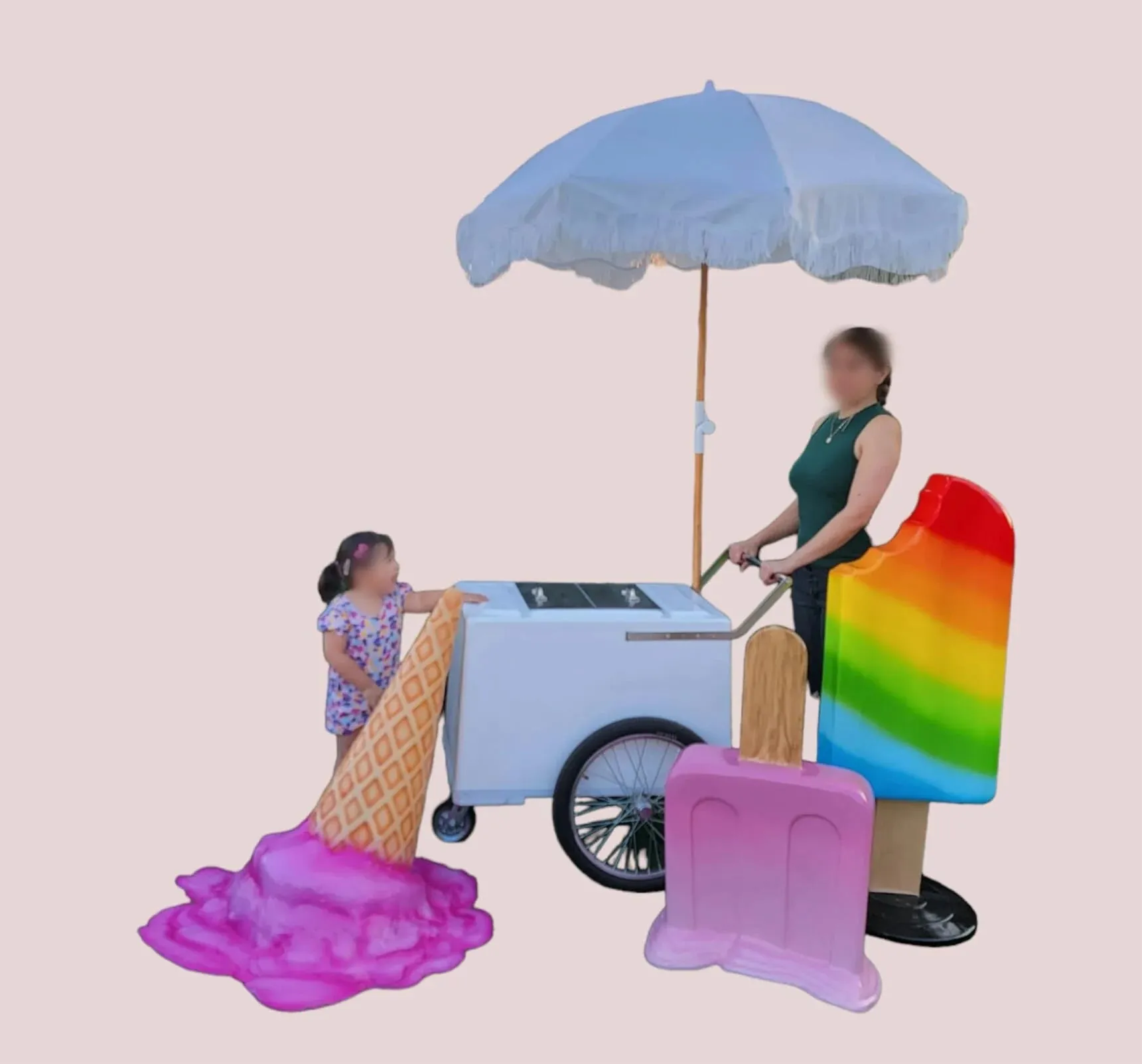 48.5” Multicolor Standing Popsicle Prop – Eye-Catching Decor - Image 4