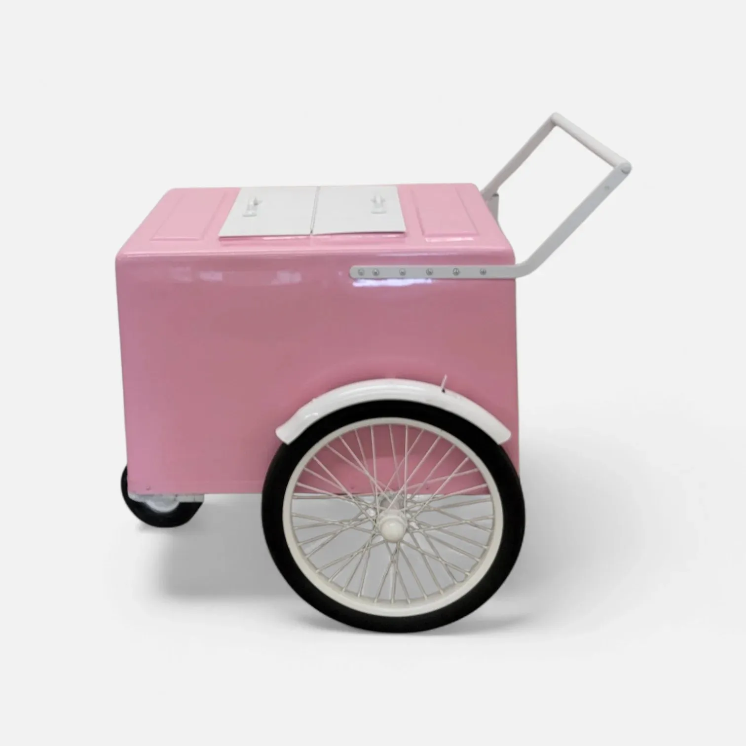 Pink Popsicle Cart with Fenders Standard Size – Sleek & Functional - Image 4