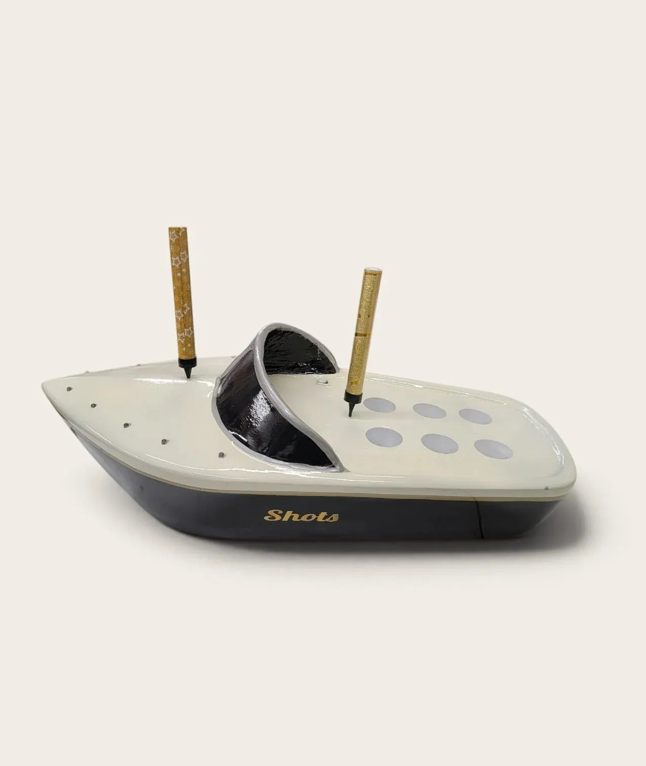 Boat Shot Flight Tray with LED Lights | Tequila Shot Serving Tray | Shot Glass Holder | Bar Drink Server | Beach Bar Decor | Boat Lover Gift | Bottle Service Tray - Image 5