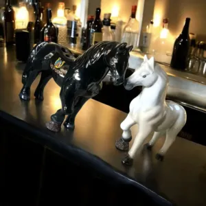 Tasting Flight Horse Tray with Lights for Unique Events