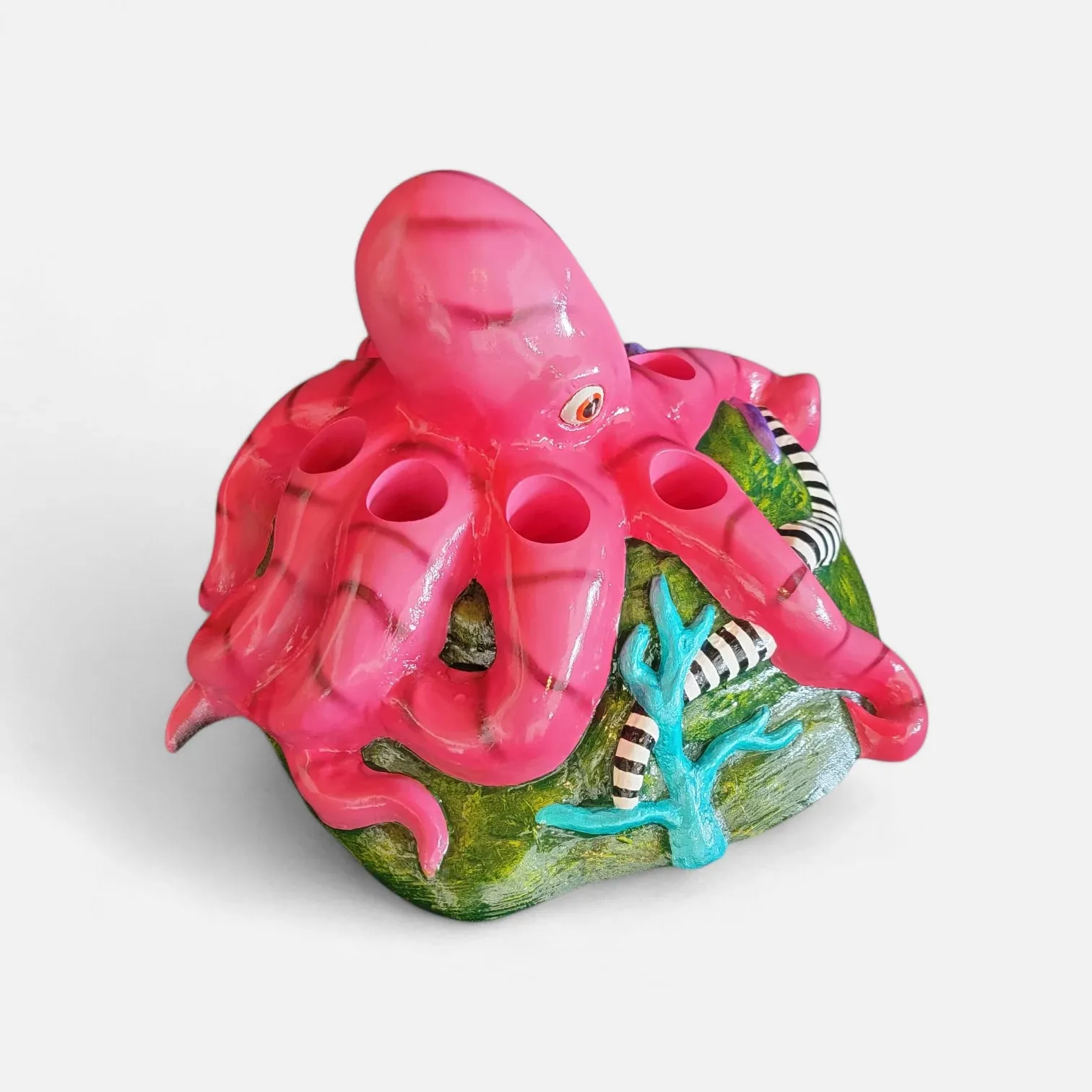 Fiberglass Octopus Shot Tray with LED Lights – Bottle Service Tray for Bars, Restaurants, Seafood & Mariscos – 7 Shot Glass Holder - Image 5